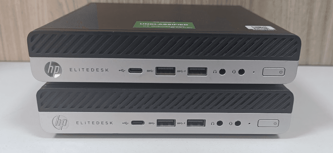 HP EliteDesk Mini — vue d'ensemble